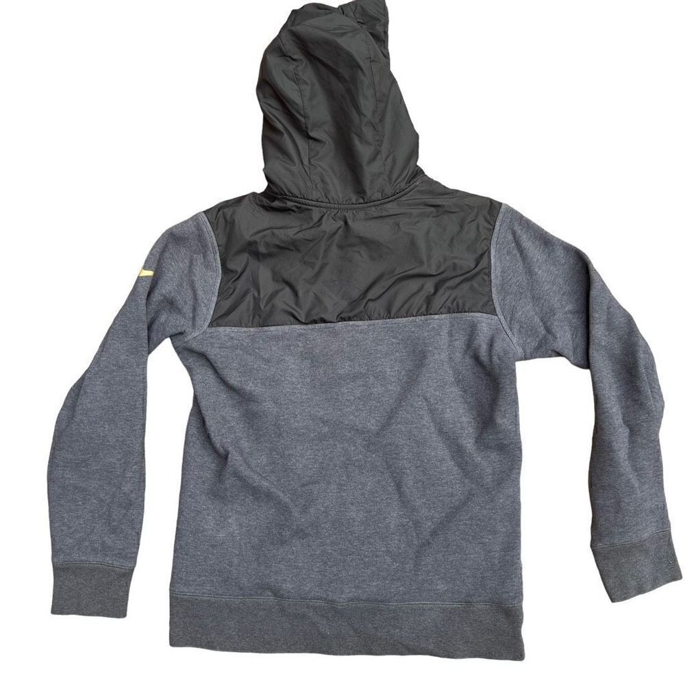NFL TEAM APPAREL NIKE GREEN BAY PACKERS Grey Drawstring Hoodie Size Medium - Picture 2 of 11